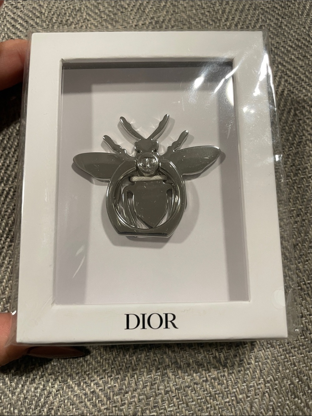 Dior Silver Bee Smartphone Ring
